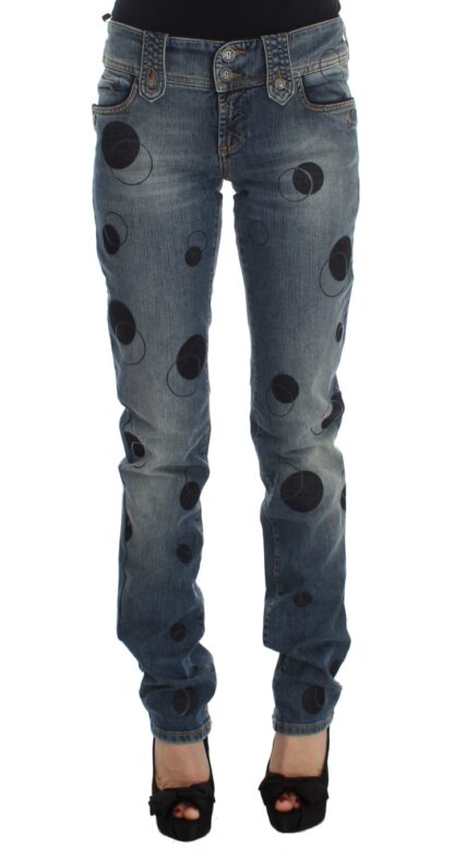 John Galliano - Chic Slim Fit Bootcut Jeans in Blue Wash