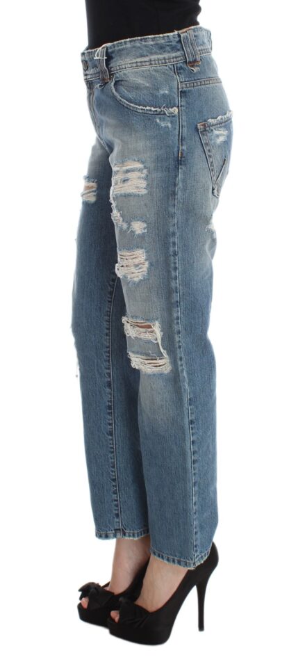 John Galliano - Chic Boyfriend Blue Wash Jeans