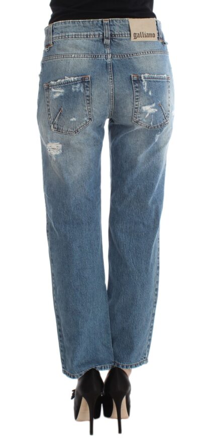 John Galliano - Chic Boyfriend Blue Wash Jeans