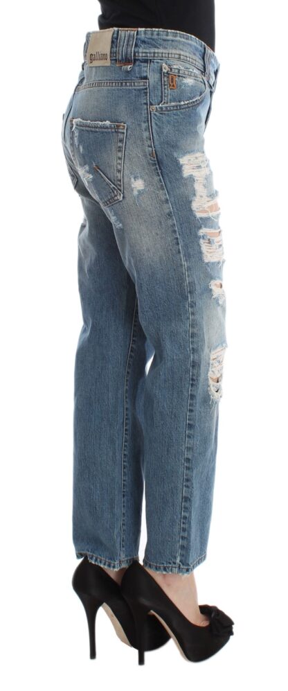 John Galliano - Chic Boyfriend Blue Wash Jeans