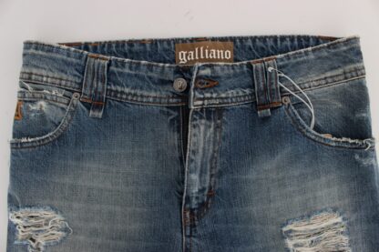 John Galliano - Chic Boyfriend Blue Wash Jeans