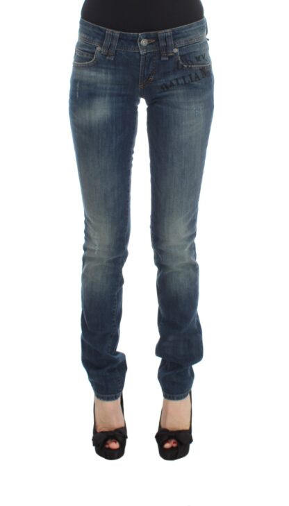 John Galliano - Elegant Slim Fit Indigo Denim