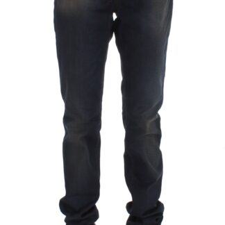 John Galliano - Chic Gray Wash Straight Fit Jeans