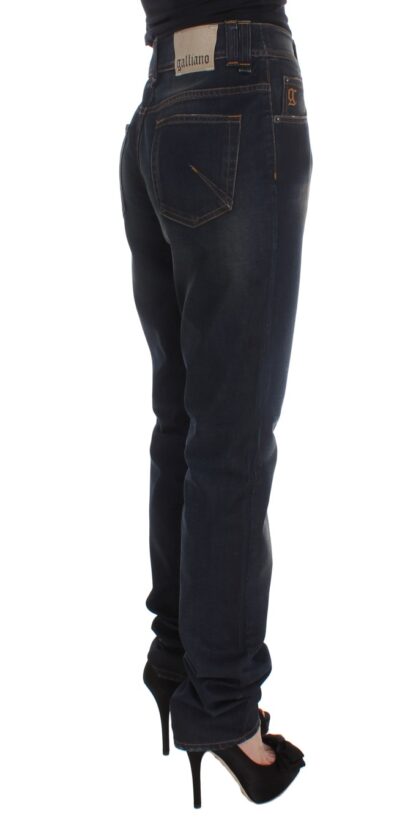 John Galliano - Chic Boyfriend Fit Blue Jeans