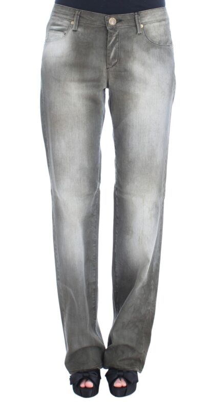 Ermanno Scervino - Chic Gray Wash Boyfriend Jeans