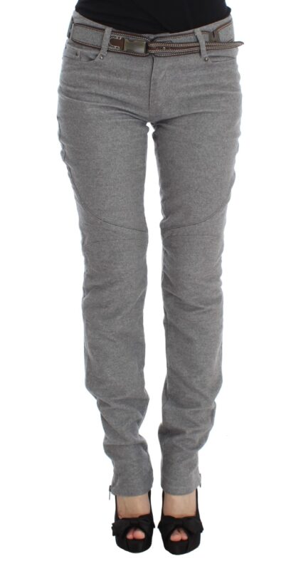 Ermanno Scervino - Chic Gray Casual Cotton Pants