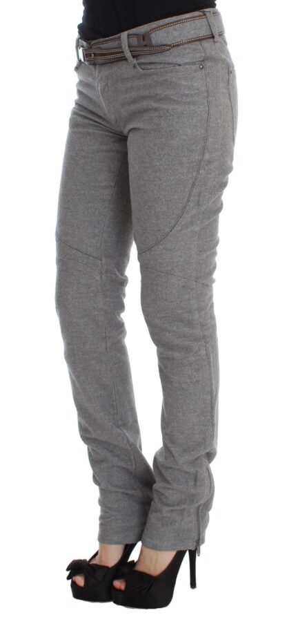 Ermanno Scervino - Chic Gray Casual Cotton Pants