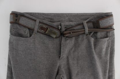 Ermanno Scervino - Chic Gray Casual Cotton Pants