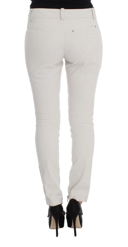 Ermanno Scervino - Chic Beige Slim Fit Denim