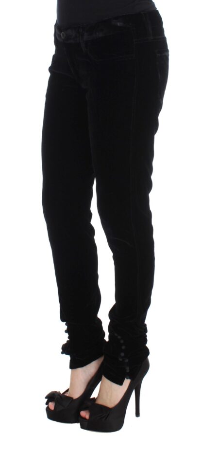 Ermanno Scervino - Elegant Black Slim Fit Trousers