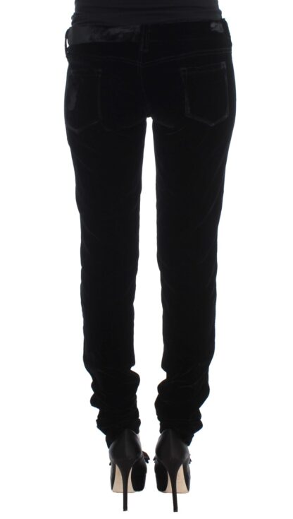 Ermanno Scervino - Elegant Black Slim Fit Trousers