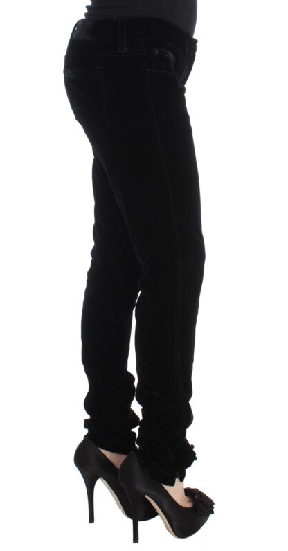 Ermanno Scervino - Elegant Black Slim Fit Trousers