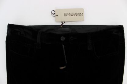 Ermanno Scervino - Elegant Black Slim Fit Trousers