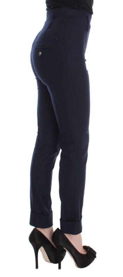 Ermanno Scervino - Sleek Slim Fit Wool Blend Trousers