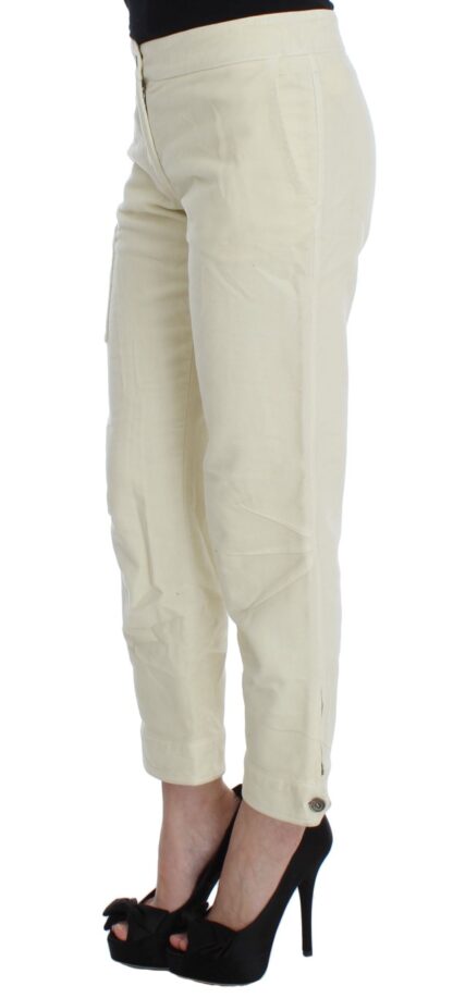 Ermanno Scervino - Beige Capri Cropped Chic Pants