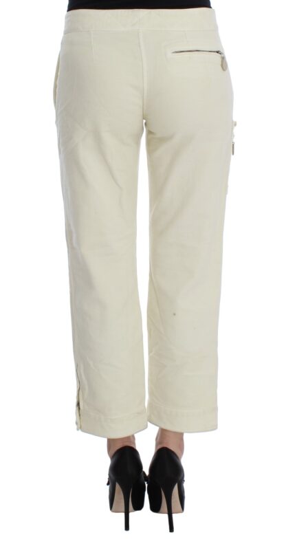 Ermanno Scervino - Beige Capri Cropped Chic Pants