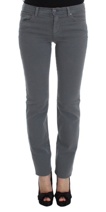 Ermanno Scervino - Chic Gray Slim Fit Denim Temptation