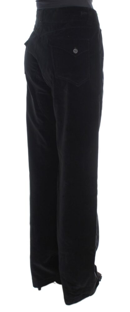 Ermanno Scervino - Chic Black Straight Fit Cotton Jeans