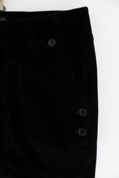 Ermanno Scervino - Chic Black Straight Fit Cotton Jeans