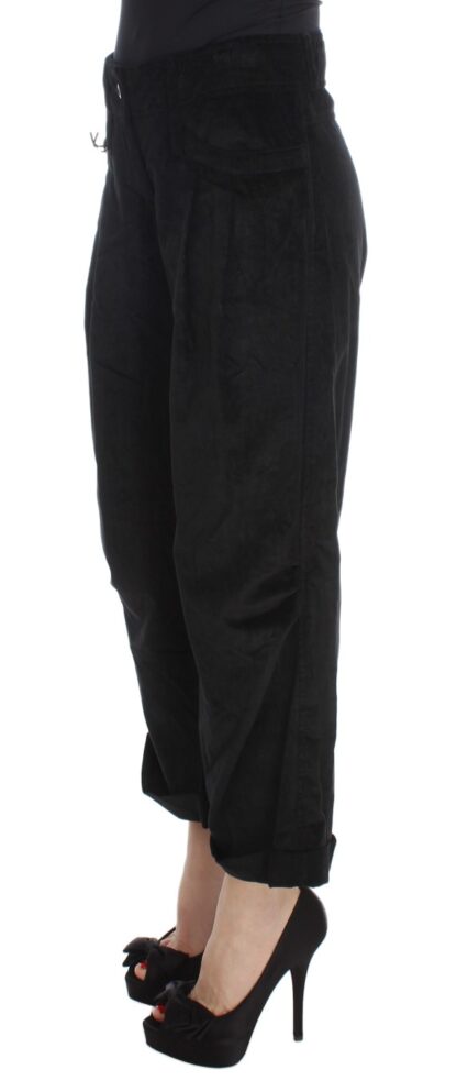 Ermanno Scervino - Chic Black Wide Leg Cotton Jeans