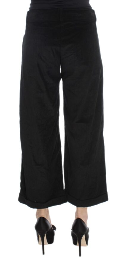 Ermanno Scervino - Chic Black Wide Leg Cotton Jeans