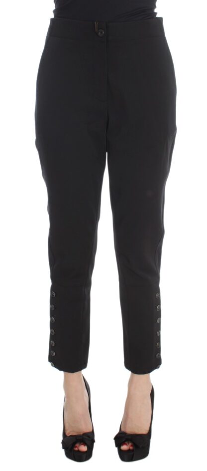 Ermanno Scervino - Elegant Cropped Capri Pants in Black