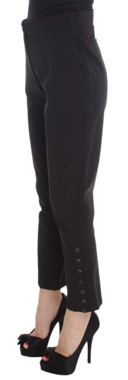 Ermanno Scervino - Elegant Cropped Capri Pants in Black