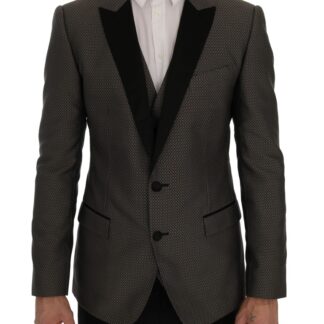 Dolce & Gabbana - Elegant Slim Fit Black Wool Blazer