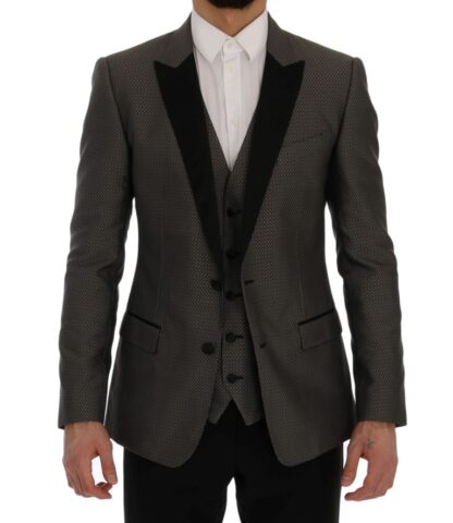 Dolce & Gabbana - Multicolor Patterned Slim Fit Blazer