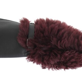 Dolce & Gabbana - Elegant Elbow-Length Leather Gloves