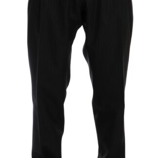 Dolce & Gabbana - Elegant Striped Straight Fit Dress Trousers