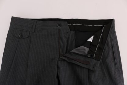 Dolce & Gabbana - Elegant Striped Straight Fit Trousers