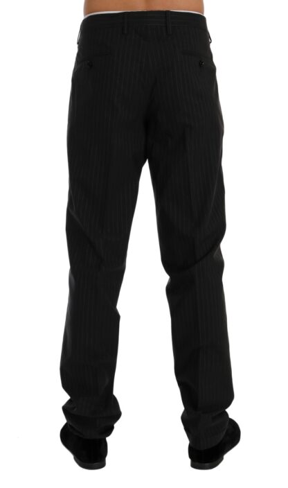 Dolce & Gabbana - Elegant Striped Straight Fit Dress Trousers