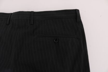 Dolce & Gabbana - Elegant Striped Straight Fit Dress Trousers