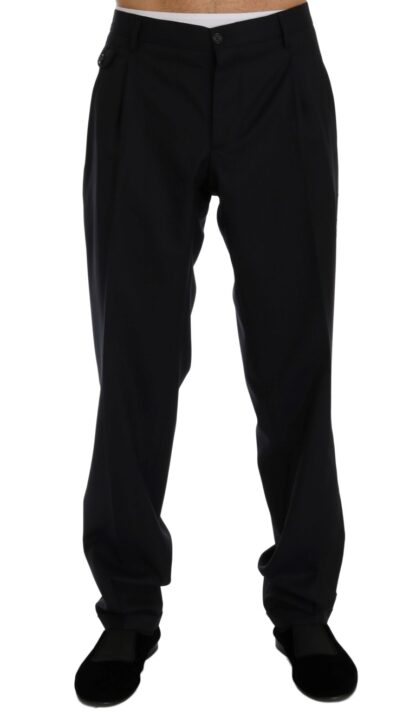 Dolce & Gabbana - Elegant Striped Wool Dress Trousers