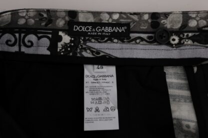 Dolce & Gabbana - Capri Dragon Print Cropped Trousers