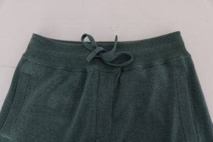 Dolce & Gabbana - Elegant Green Cashmere Sport Pants