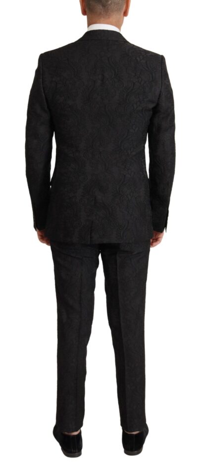 Dolce & Gabbana - Glittering Black Martini Suit Set