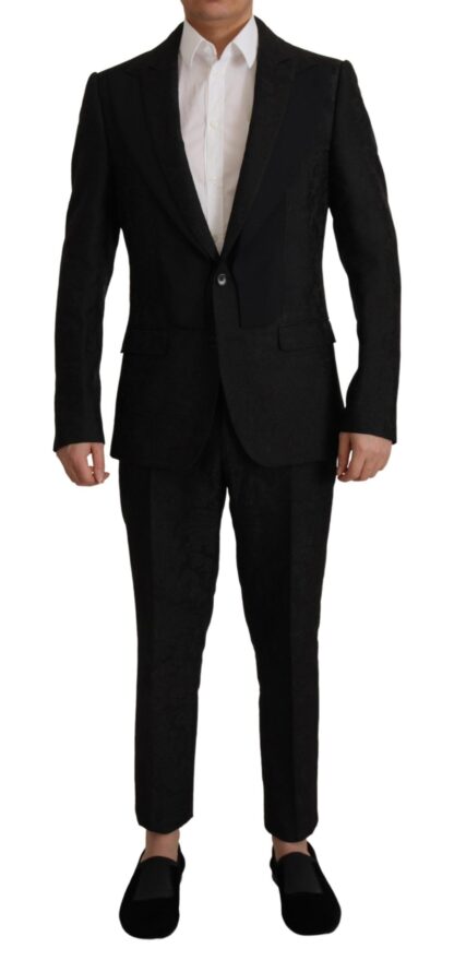 Dolce & Gabbana - Elegant Black Two-Piece Martini Suit