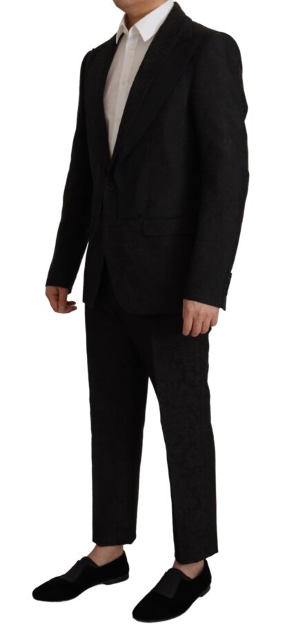 Dolce & Gabbana - Elegant Black Two-Piece Martini Suit