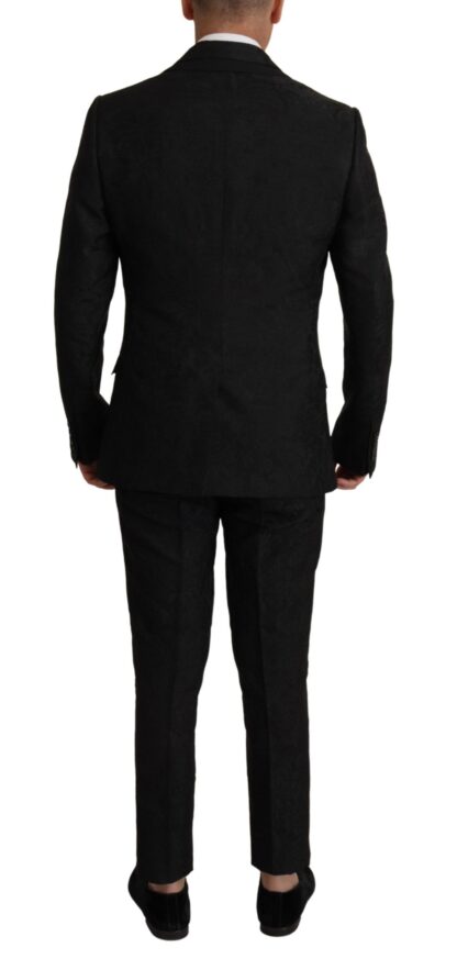 Dolce & Gabbana - Elegant Black Two-Piece Martini Suit