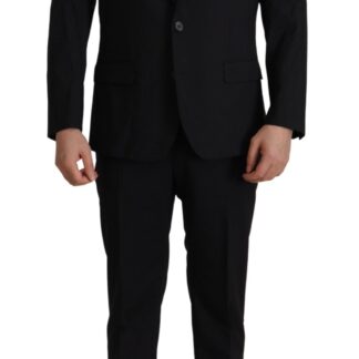 Dolce & Gabbana - Glittering Black Martini Suit Set