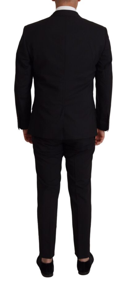 Dolce & Gabbana - Elegant Black Three Piece Wool Suit