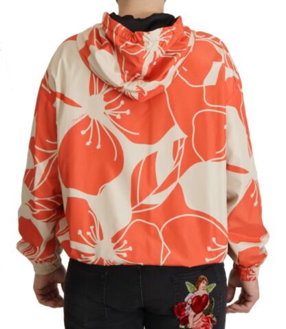 Dolce & Gabbana - Elegant Floral Zip Hooded Sweater