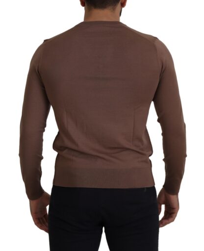 Dolce & Gabbana - Elegant Virgin Wool V-Neck Pullover Sweater