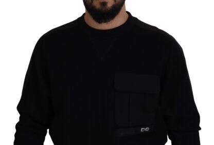 Dolce & Gabbana - Elegant Crewneck Cotton Blend Sweater