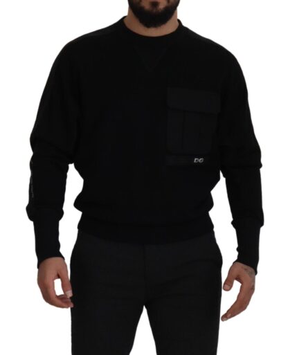 Dolce & Gabbana - Elegant Crewneck Cotton Blend Sweater