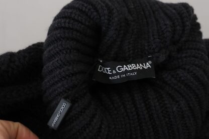 Dolce & Gabbana - Elegant Black Wool-Cashmere Pullover Sweater