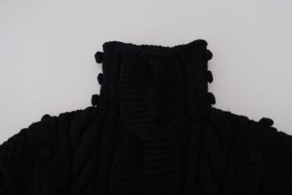 Dolce & Gabbana - Elegant Black Cashmere Turtleneck Sweater