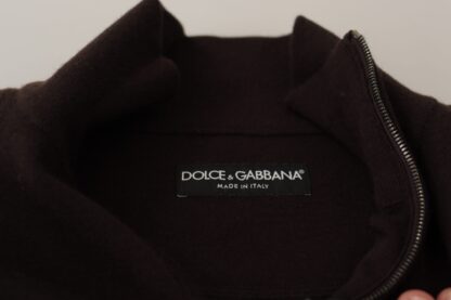 Dolce & Gabbana - Elegant Cashmere Zippered Pullover Sweater